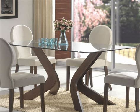 Four legs tempered glass top rectangle dining table and chair set product name dining table and chair set item no. Coaster Glass Top Rectangular Dining Table San Vicente CO ...