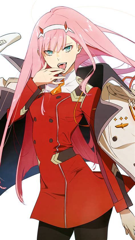 Along with hiro, the pair pilot the franxx strelizia. Darling in the Franxx Zero Two 2160×3840 - Kawaii Mobile