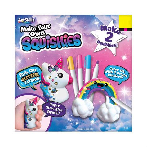 ArtSkills Make Your Own Squishy Toys Activity Kit, 8 Pieces