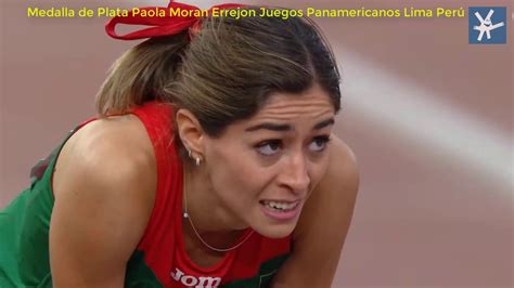 Los atletas jaliscienses paola morán errejon y valente mendoza falcón iniciaron la temporada 2021 participando en 400m en el american track league, celebrado el domingo 7 de febrero en. Paola Moran Errejon Medalla de Plata Panamericanos Lima ...