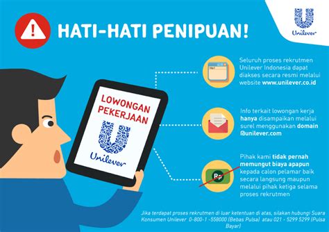 Temukan lebih banyak lowongan kerja dengan berbagai posisi dan lokasi lainnya disini Penipuan Lowongan Kerja Facebook