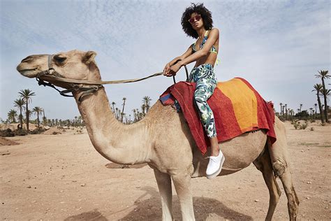 Getting on the camel is the hardest part of riding. KITSPIRATION: Sweaty Betty SS17 London inspired by Morocco ...