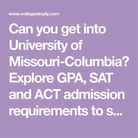 Columbia university is one of the world's best universities. Can you get into University of Missouri-Columbia? Explore ...
