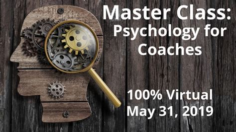 A master's in psychology online program offers flexibility for students who are also working professionals. Master Class: Psychology for Coaches | Learning In Action