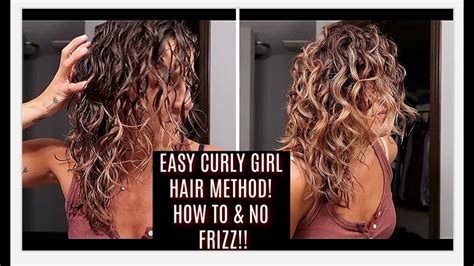 *free* shipping on qualifying offers. EASY CURLY GIRL METHOD | HOW TO | BEGINNERS | - YouTube | Curly girl method, Curly hair tips ...