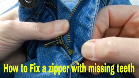 How can i temporarily fix my tooth? How to quickly fix a zipper with missing teeth in 2020 ...