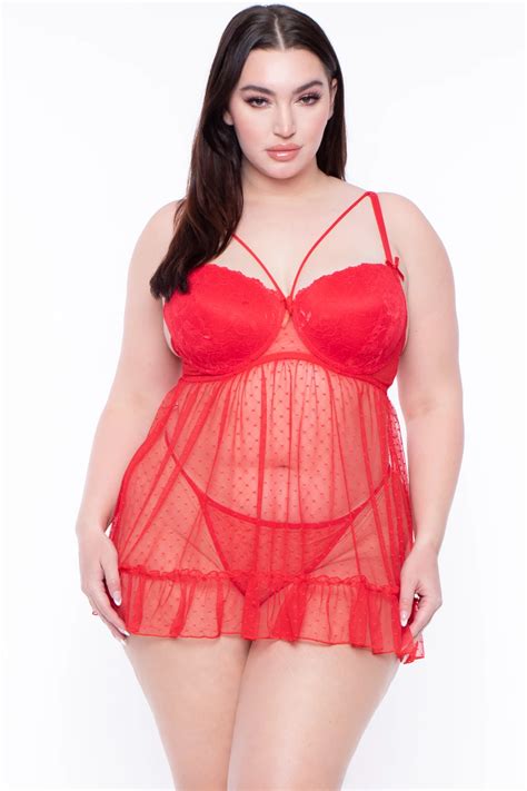 The american academy of pediatrics recommends sponge baths until the umbilical cord stump falls off — which. Plus Size Polka-Dot Baby Doll - Red in 2020 | Plus size ...