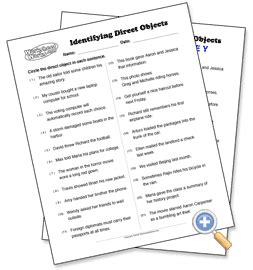 Worksheetworks is an amazing free website that allows you to customize a wide variety of worksheets and graphic organizers. Identifying Direct Objects - WorksheetWorks.com ...