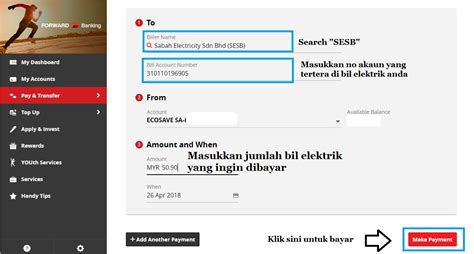 Ini antara cara yang paling mudah, maklumat perlu bayar akan dihantar kepada nombor telefon anda yang sudah di 3. Cara Bayar Bil SESB Secara Online Melalui Cimb Clicks ...