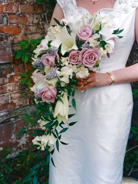 Food), personal items sold with a hygiene seal (cosmetics, underwear) in. Simple wired shower bouquet using longiflorum lilies as ...