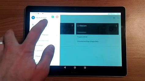 · dieses video zeigt, wie man in google classroom einen kurs einrichtet, den. Benutzerauswahl bei Google Classroom am Tablet(deutsch ...