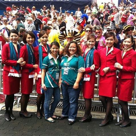 It's also good to prove that you've done research on both cathay pacific and the airline industry in general. Cathay Pacific Cabin Crew Are Promoting The Sevens 2013 ...