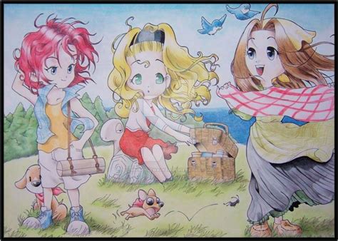 Nami, Muffy, and Celia. Harvest Moon A wonderful life ...