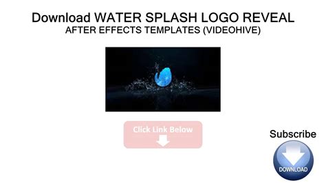 Water logo is a wet and wild after effects template with dynamically animated rain and lightening that elegantly highlights the outline of your logo and leads to a cool and creative logo reveal. DOWNLOAD #7 WATER SPLASH LOGO REVEAL - AFTER EFFECTS ...