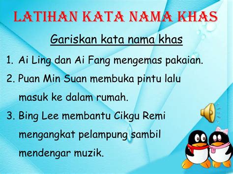 Kata nama am dan kata nama khas via www.slideshare.net. PPT - LATIHAN KATA NAMA KHAS PowerPoint Presentation, free ...