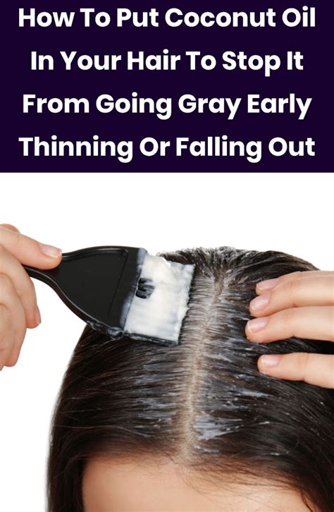 Coconut oil is hailed in hair care: How To Put Coconut Oil In Your Hair To Stop It From Going ...