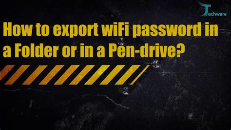 We covered passwords and password issues in the. How to get save Wifi Password in your Pen-drive? - YouTube