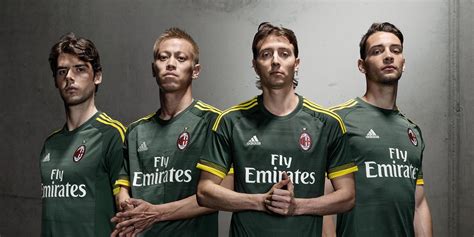 Ac milan yellow goalkeeper shorts 2020/21. AC Milan 15-16 Kits Revealed - Footy Headlines