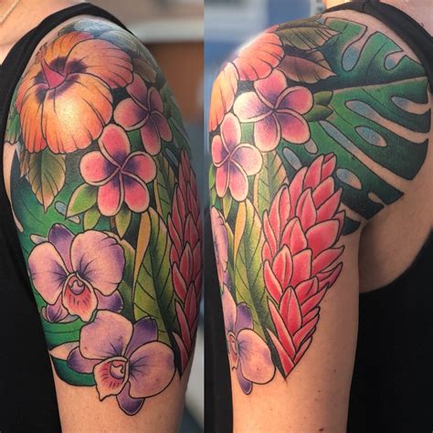 Ecuadorian farm magic flowers has been exporting tropical flowers and foliage to europe since 1992 and to usa since 1994. Hawaiian floral Tattoo by Tommy Instagram @tingleink ...