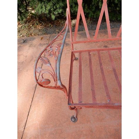 Wrought iron has been used for thousands of years, and represents the iron that is referred to throughout history. Salterini Wrought Iron Ornate Loveseat, Della Robbia Pattern | Chairish