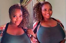 biggest boobs nigerian nigeria ella big girl bosom breasts hot duchess meet years her natural gigantomastia ladies old some two