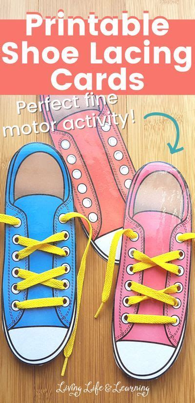 It might be more than you think. Printable Shoe Lacing Cards in 2020 | Toddler learning ...
