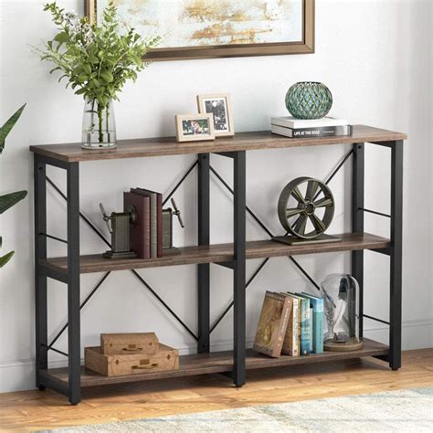 It is frequently used as pier table (which may have legs of any variety), to abut a pier wall. Tribesigns Rustic Entryway Console Table, 3-Tier Vintage ...