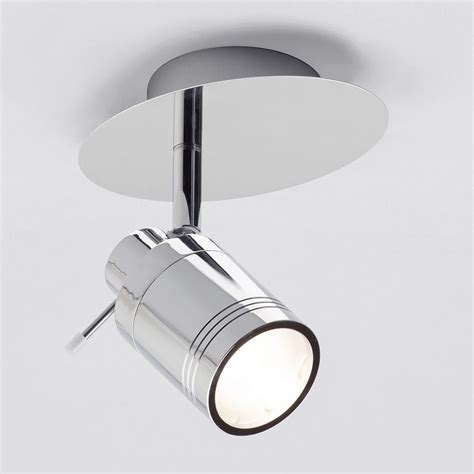 First of all, consider technical issues. Hugo Bathroom Ceiling Single Spotlight - Chrome | Litecraft
