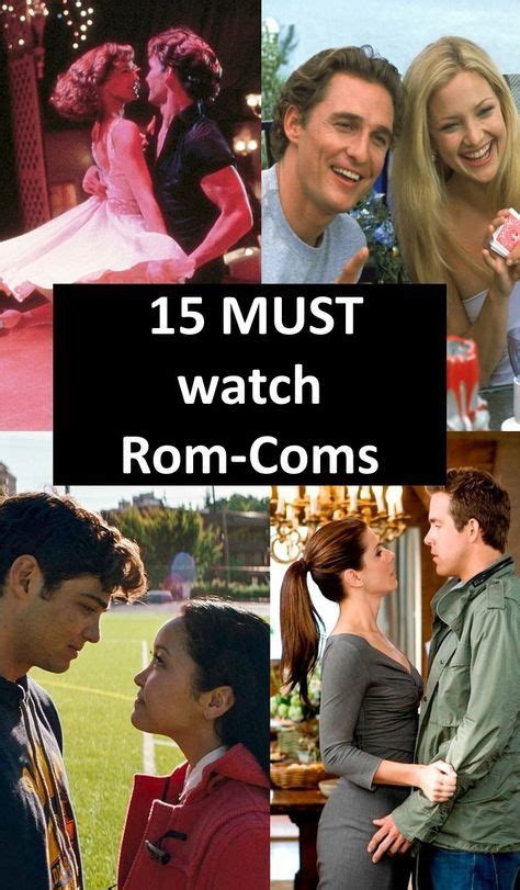 So here are 25 rom coms to watch with your boyfriend, that he will also like, just as much as you! 15 Rom-Coms you MUST watch! | Good comedy movies, Romcom ...