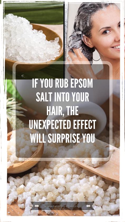 Epsom salt to add volume to hair thick, voluminous hair is part genetics, part proper nourishment. IF YOU RUB EPSOM SALT INTO YOUR HAIR, THE UNEXPECTED ...