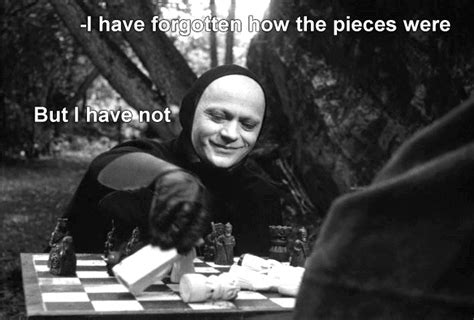 Bengt ekerot, gunnar bjornstrand, max von sydow and others. The Seventh Seal review notes