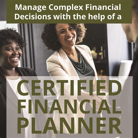 Financial planners offer expert advice. A certified financial planner will empower you to gain the ...