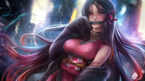 Enjoy the beautiful art of anime on your screen. Ps4 Anime Girl Demon Slayer Wallpapers - Wallpaper Cave