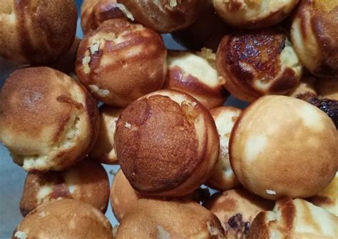 Campur tepung terigu dengan baking powder. Resep Pukis menul anti gagal oleh Iven Pricilla - Cookpad