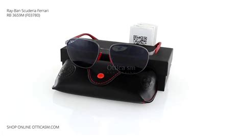 In order for express shipments to be. Ray Ban Scuderia Ferrari Collection RB 3659M F03780 - YouTube