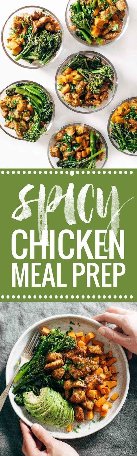 Remove the broccoli and chicken. Spicy Chicken Sweet Potato Meal Prep Magic Bowls | Recipe ...