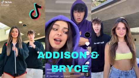 With madison pettis, rachael leigh cook, tanner buchanan, addison rae. All Addison Rae & Bryce Hall Tiktok - YouTube