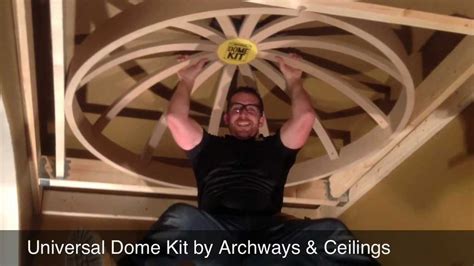 The dome shaped ceiling attachment coupler provides the perfect solution for hanging objects from a single stationary location. Universal Dome Kit (Behind The Scenes) - YouTube