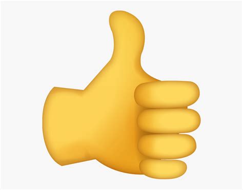 This version of unicode was iconic for emojis and added many popular symbols such as the. Female Vector Thumbs Up - Thumbs Up Emoji No Background ...