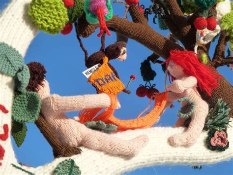 Feel free to explore all of the areas of this photogenic region and take pics, dance the night away, or just enjoy the magic of the region while hanging out with your friends. Adam and Eve in Paradise with the monkey | Knitted animals, Christmas ornaments, Holiday decor