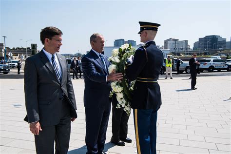 Rumsfeld served as defense secretary under gerald ford and george bush and was central to the plans involving the invasion into iraq and afghanistan. Wreath Laying