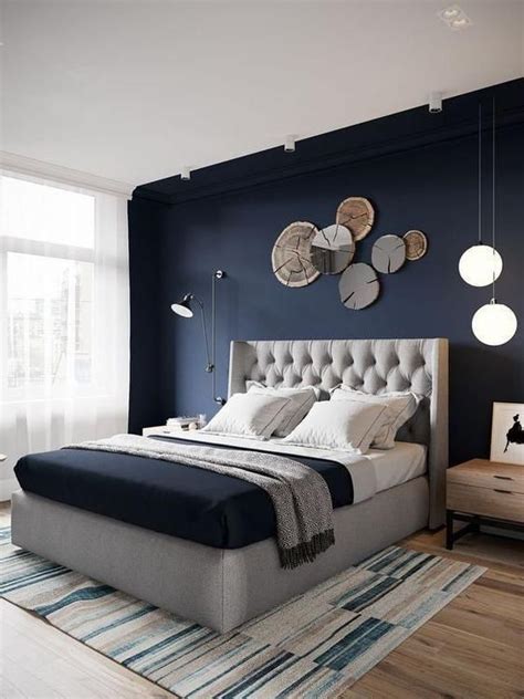 Vous y trouverez les meilleures pièces uniques ou personnalisées de nos boutiques. Épique Bleu Marine, Chambre à coucher Design Idées pour ...