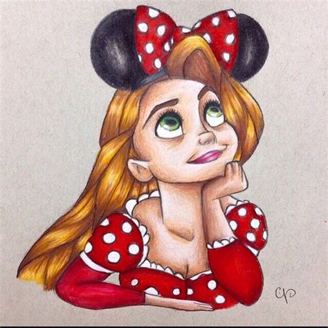 Check spelling or type a new query. Rapunzel as Minnie Mouse (Drawing by TottaDraws ...