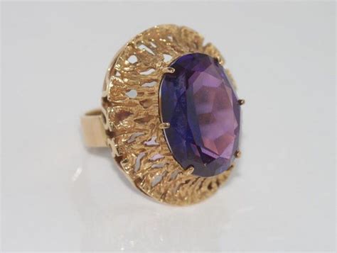 Check spelling or type a new query. Retro 9ct yellow gold synthetic Alexandrite ring, weight: 12.22… - Rings - Jewellery