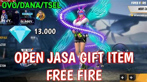 Free fire is great battle royala game for android and ios devices. OPEN JASA GIFT ITEM FREE FIRE PROSES CEPAT AMAN AMANAH ...