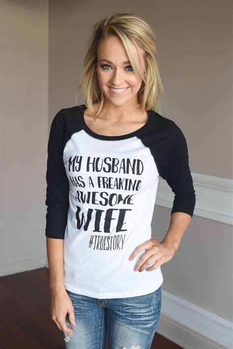 Awesome Wife Tee | Wife tee, Mom shirts, Personalized t shirts