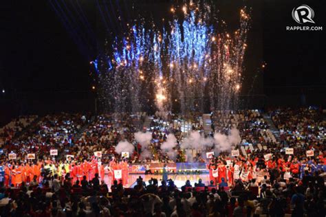 Gilas pilipinas vs new zealand fiba olympic qualifying tournament game held last july 6, 2016 at mall of asia arena. IN PHOTOS: PBA's 40th season opening ceremonies