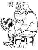 Colouring picture of santa claus. Santa Claus Coloring Pages