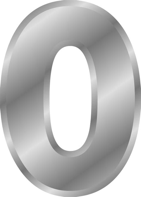 The names for the number 0 include zero, cipher, null, naught, nought, love, duck, nil, zilch, zip, (the. Effect Letters alphabet silver - Openclipart