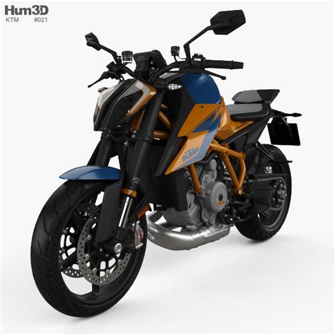 11 litres fuel tank capacity. KTM 1290 Super Duke R 2020 3D model - Vehicles on Hum3D